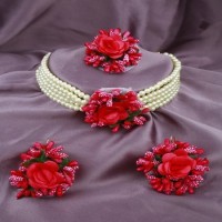 Designer Artificial Flower Jewellery Collection Online at Best Price b